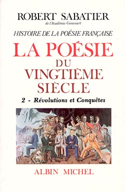 Couverture du livre Histoire de la poésie française - Poésie du XXe siècle - tome 2