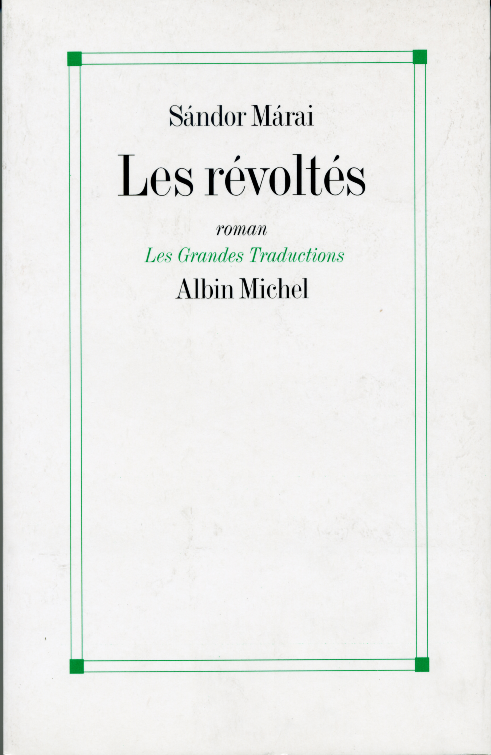 Couverture du livre Les Révoltés