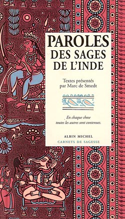 Couverture du livre Paroles des sages de l'Inde