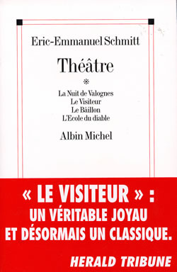 Couverture du livre Théâtre. La Nuit de Valognes, Le Visiteur, Le Bâillon, L'École du diable