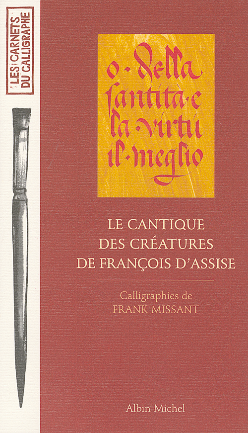Couverture du livre Le Cantique des créatures de François d'Assise
