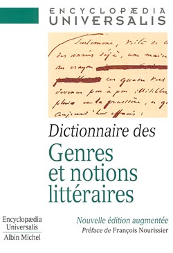 Couverture du livre Dictionnaire des genres et notions littéraires