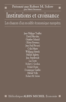 Couverture du livre Institutions et croissance