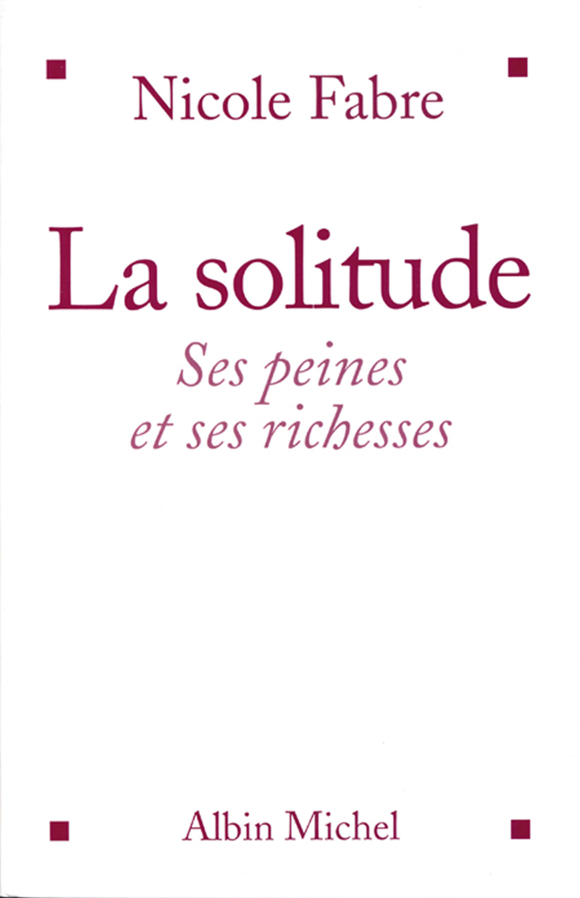 Couverture du livre La Solitude