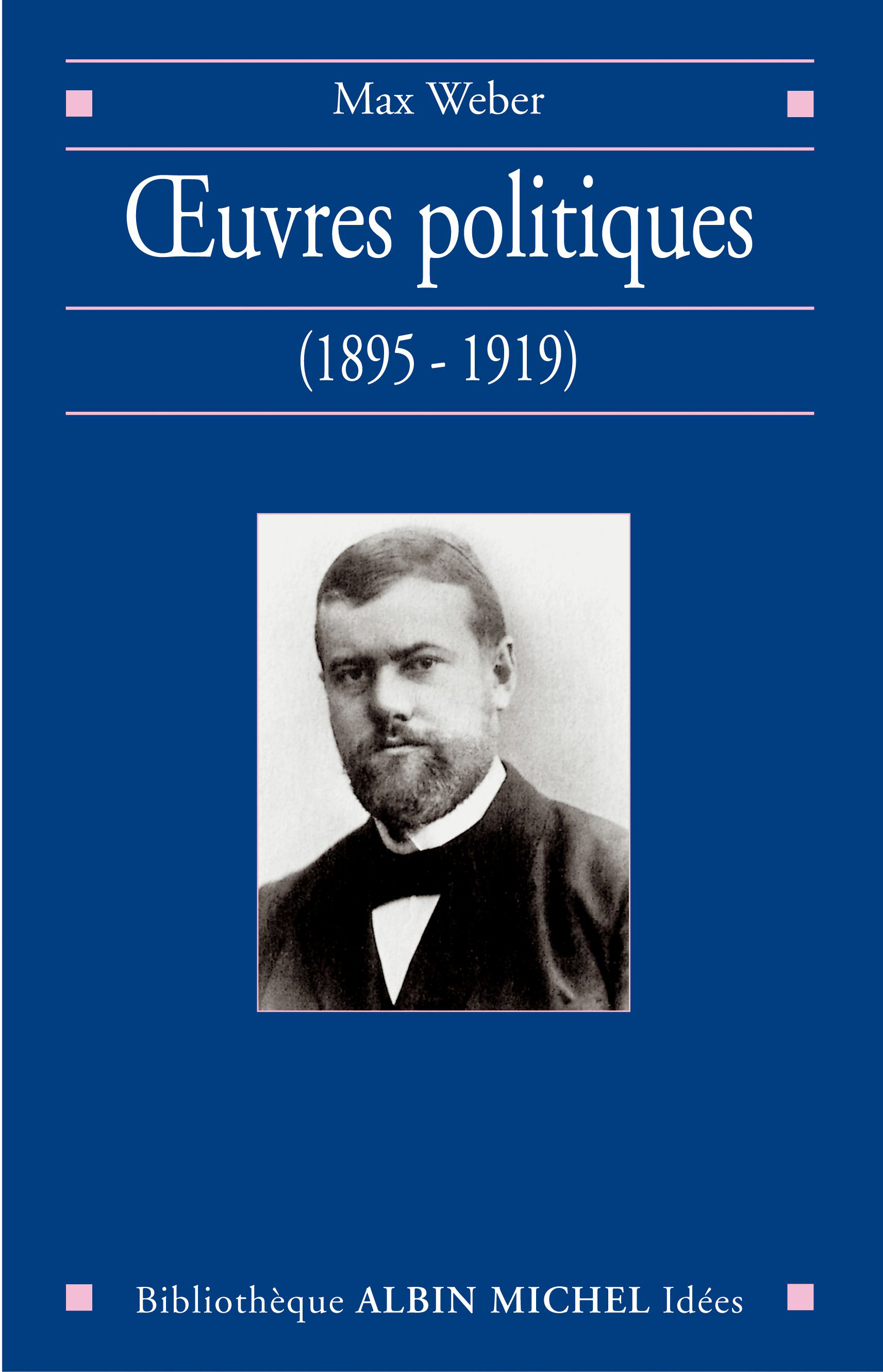 Couverture du livre Œuvres politiques (1895-1919)