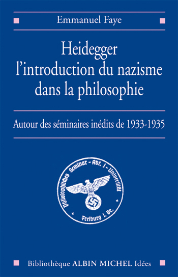 Couverture du livre Heidegger, l'introduction du nazisme dans la philosophie