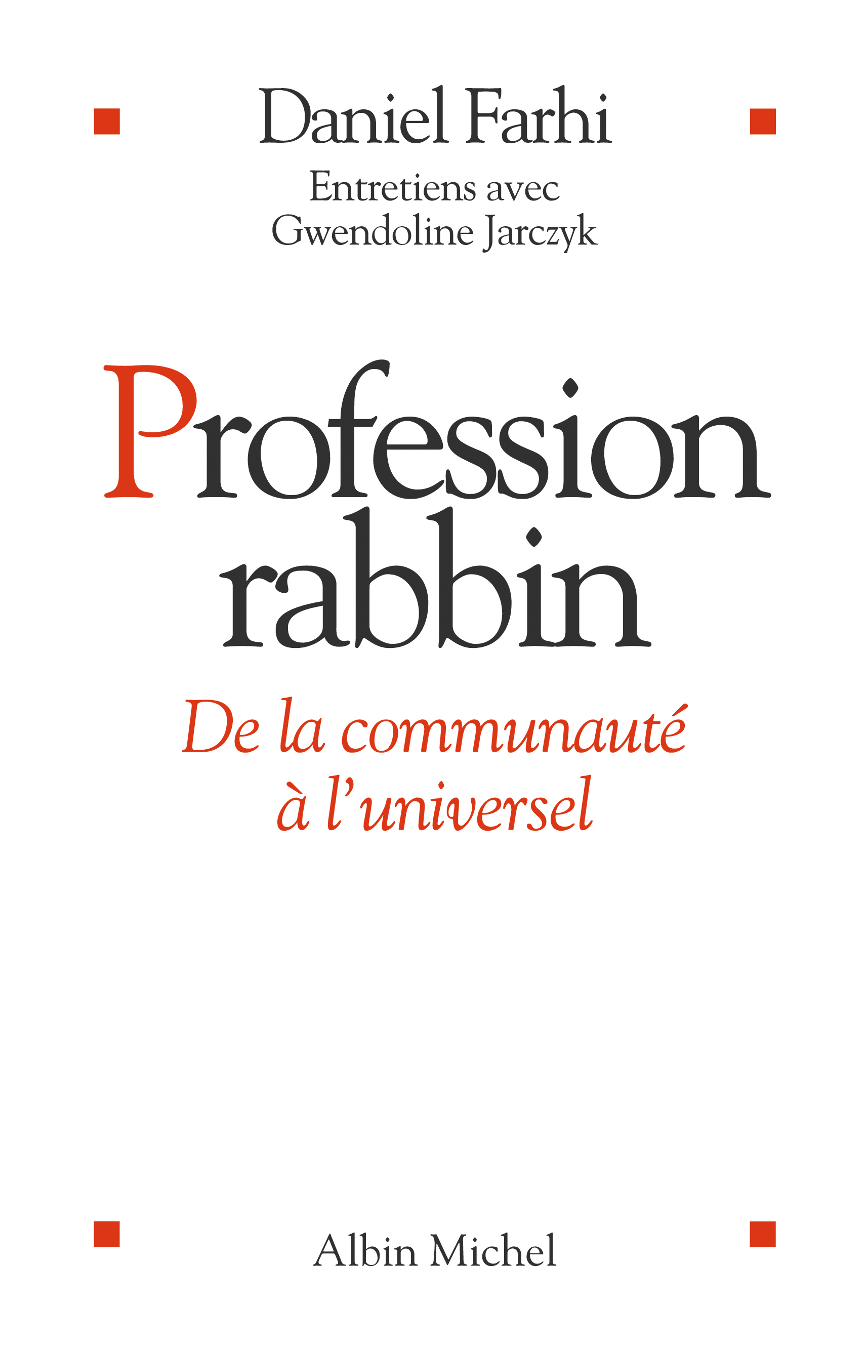 Couverture du livre Profession Rabbin