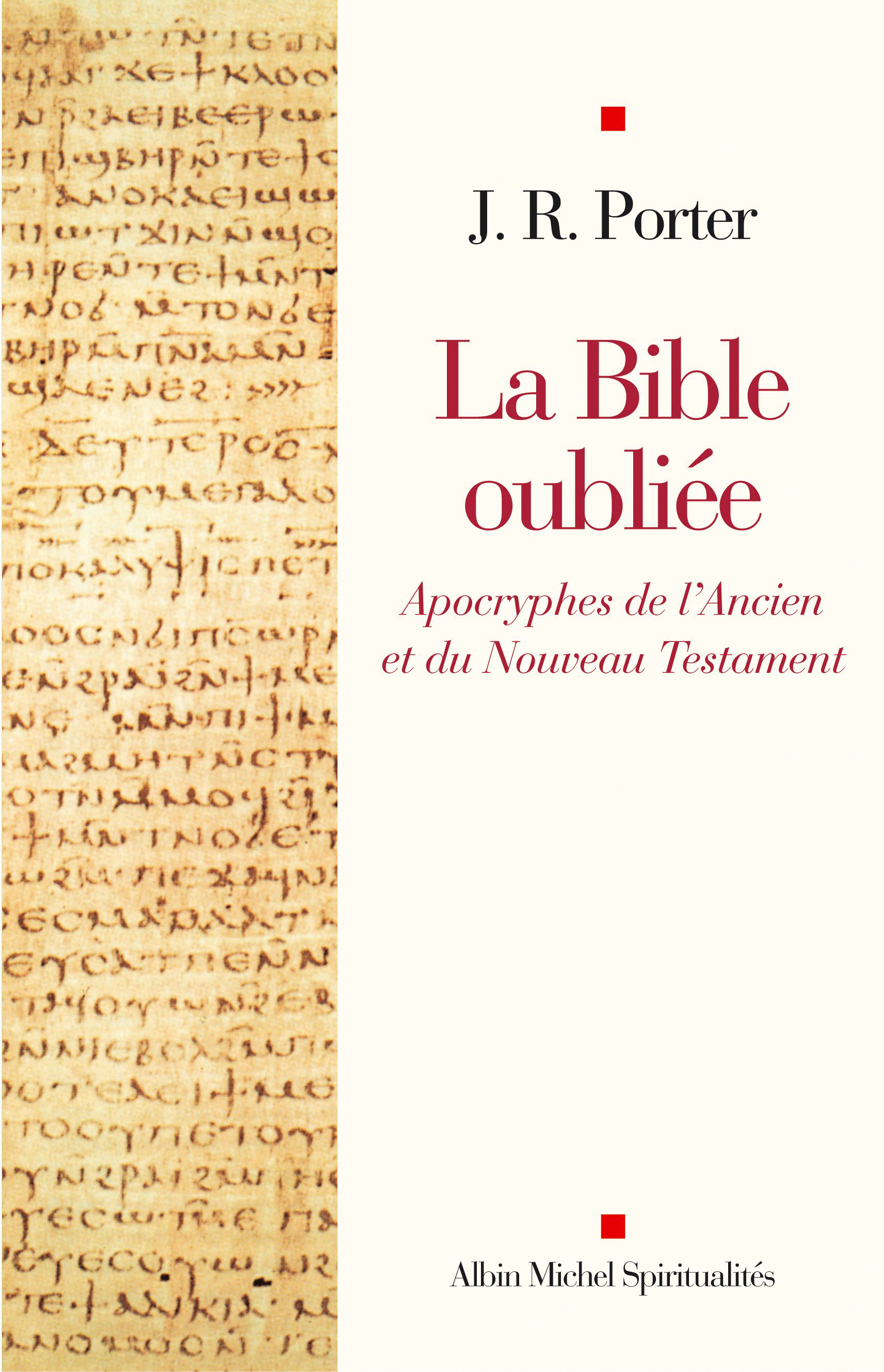 Couverture du livre La Bible oubliée