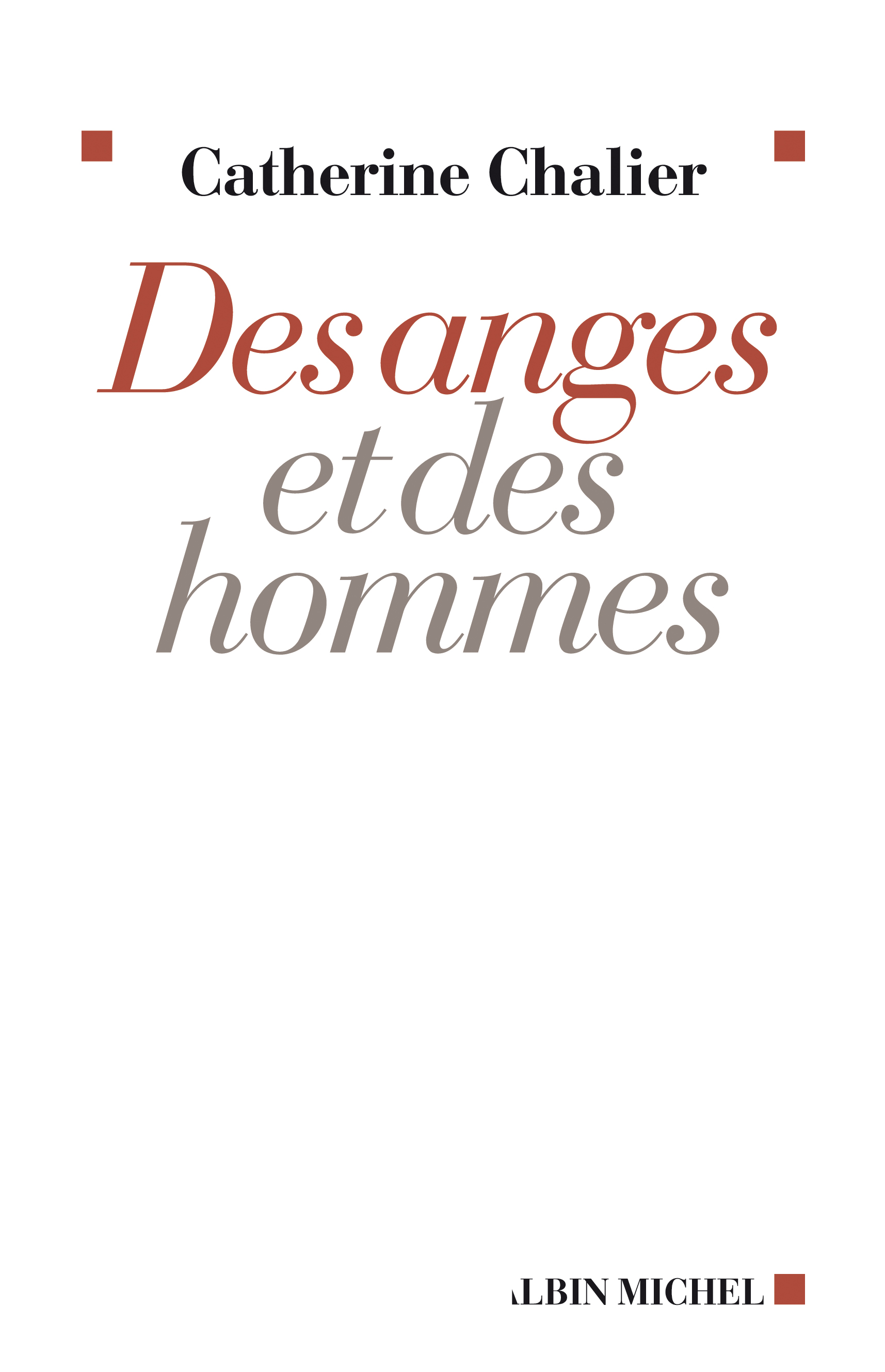 Couverture du livre Des anges et des hommes