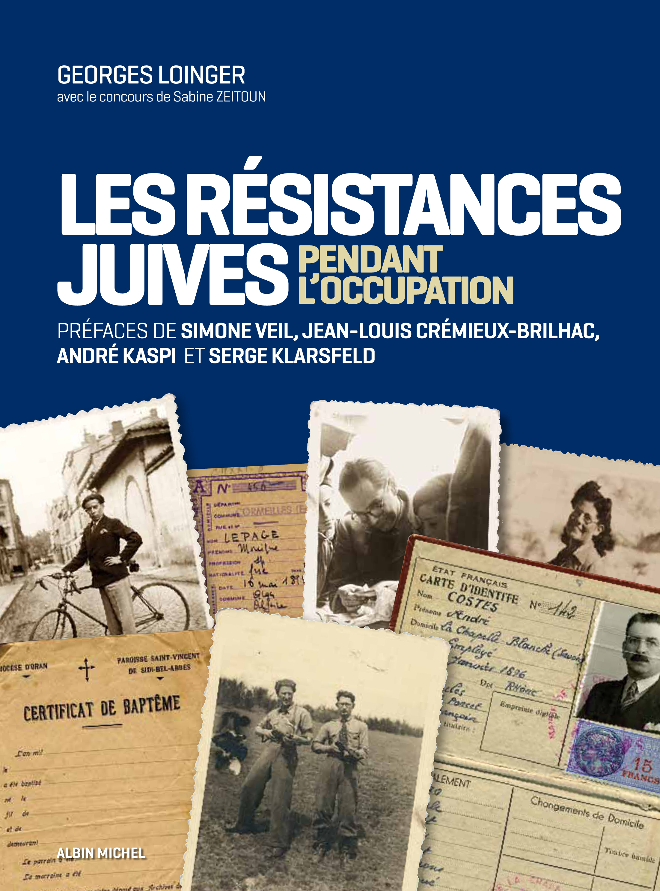 Couverture du livre Les Résistances juives pendant l'occupation