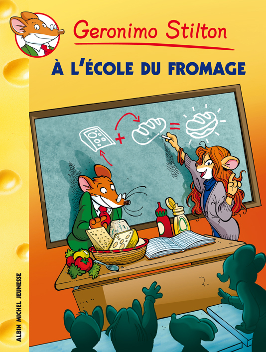 Couverture du livre A l'école du fromage