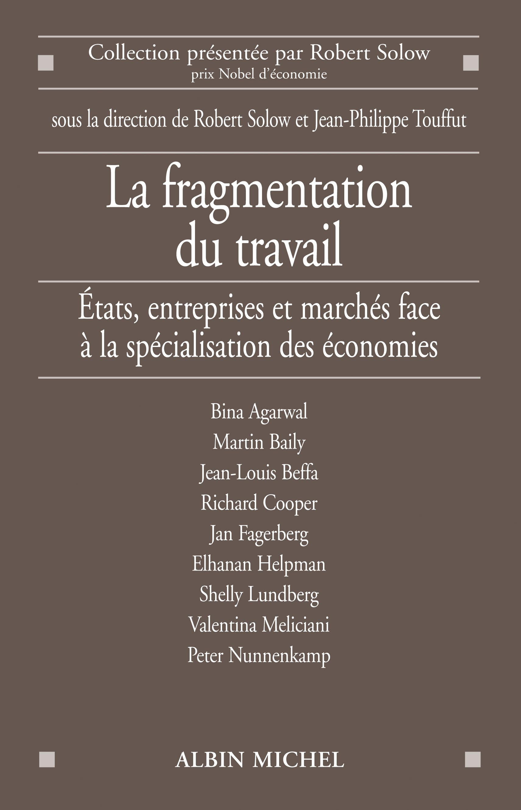 Couverture du livre La Fragmentation du travail