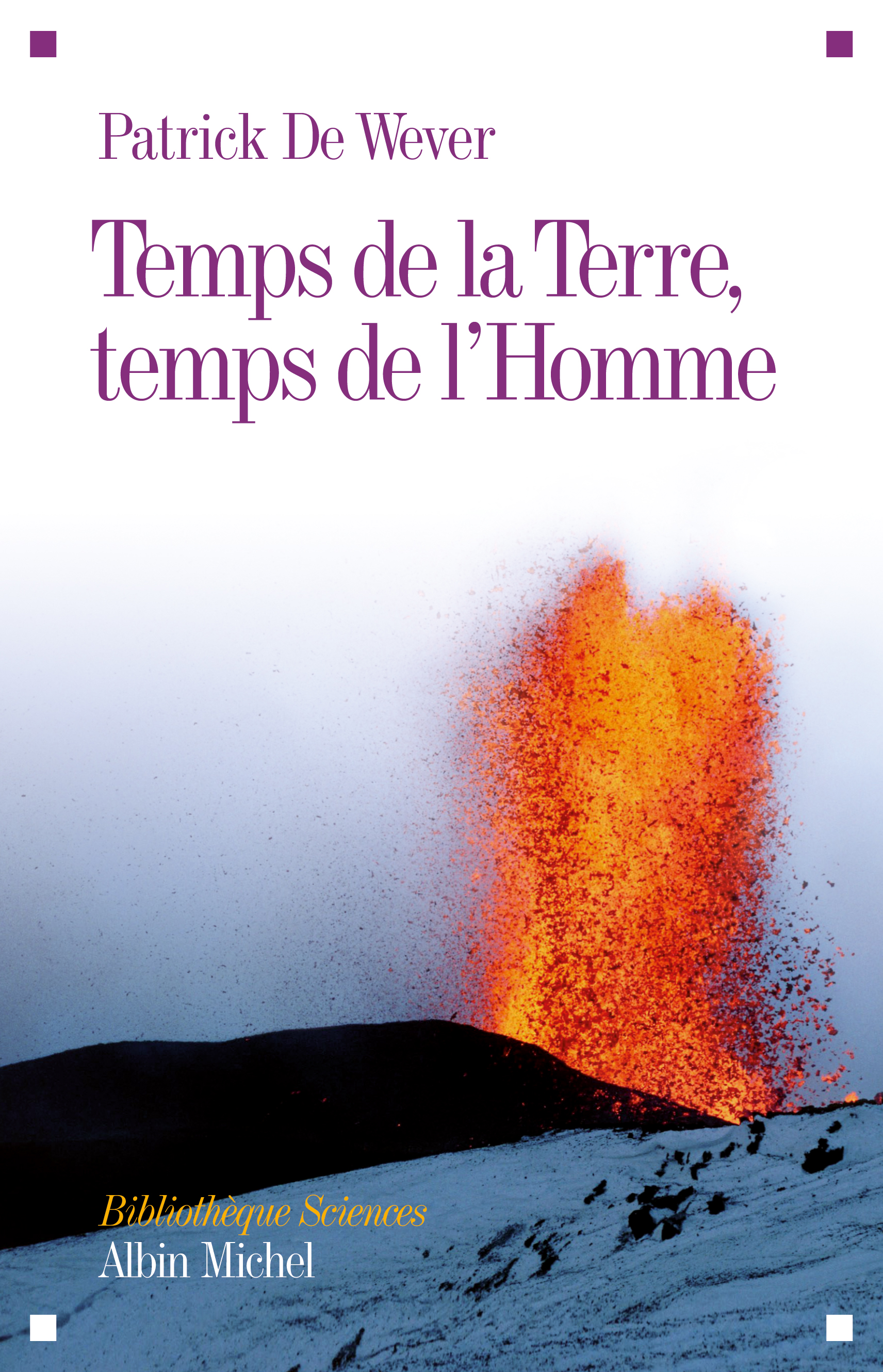 Couverture du livre Temps de la terre, temps de l'homme