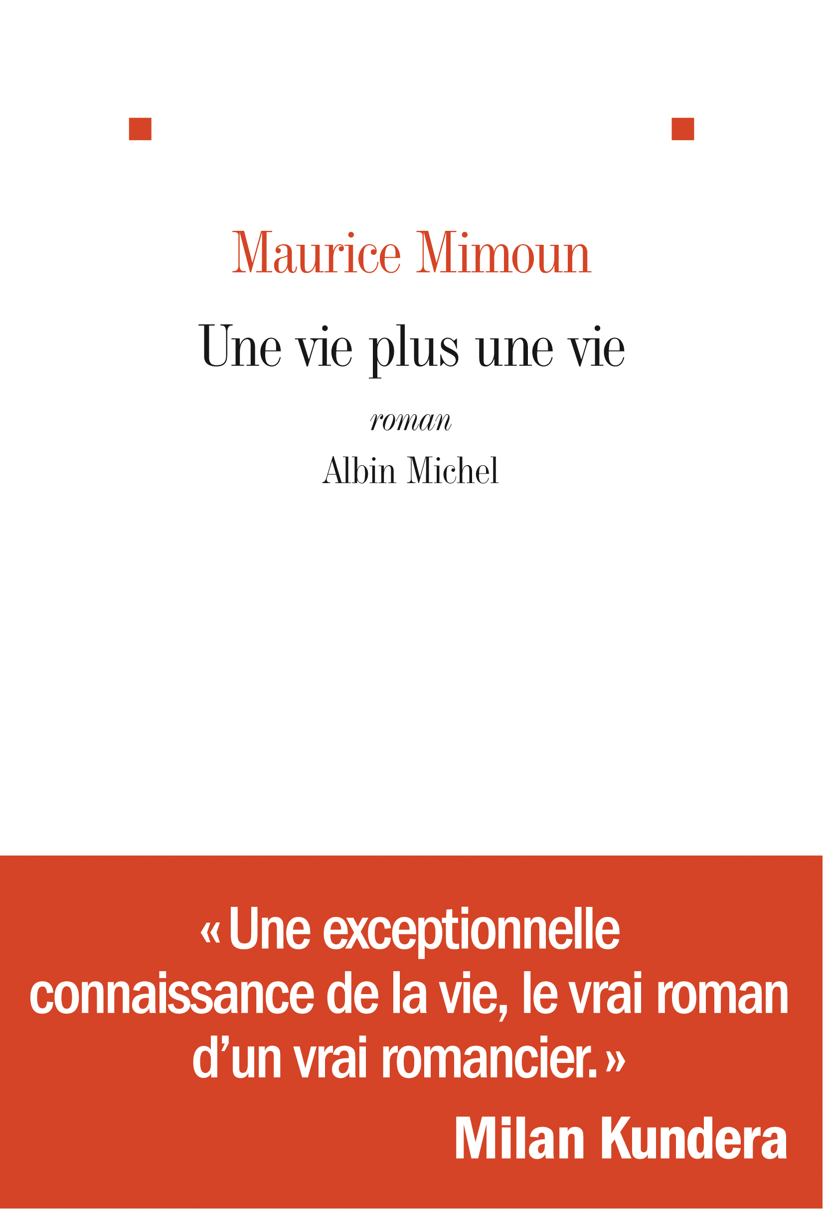 Couverture du livre Une vie plus une vie