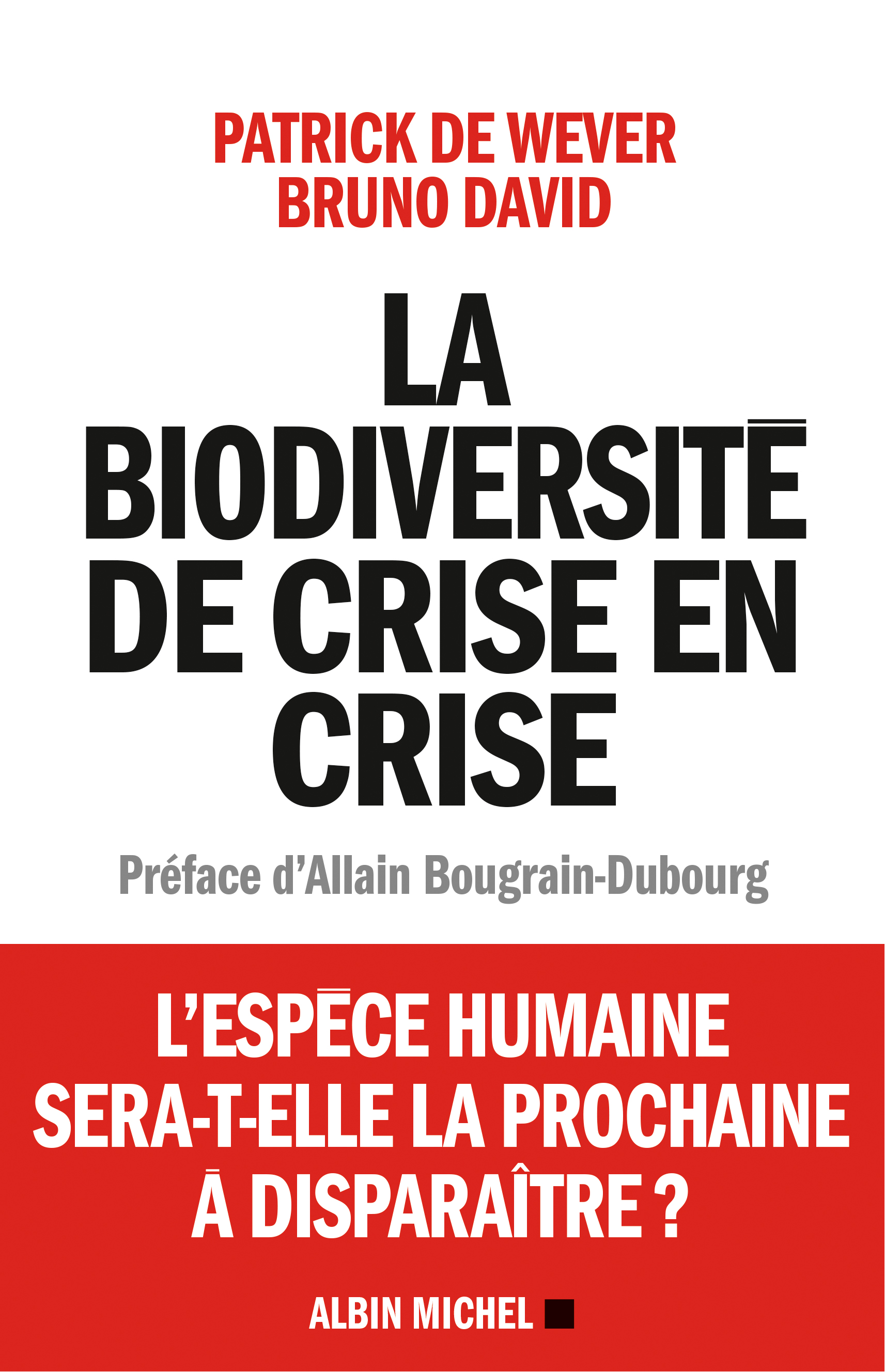 Couverture du livre La Biodiversité de crise en crise