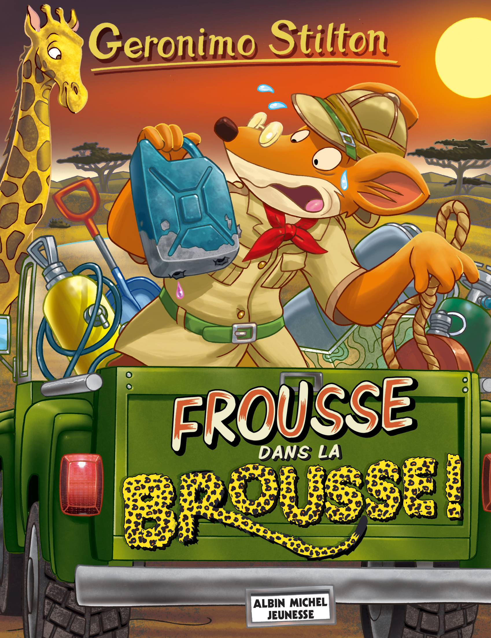 Couverture du livre Frousse dans la brousse !