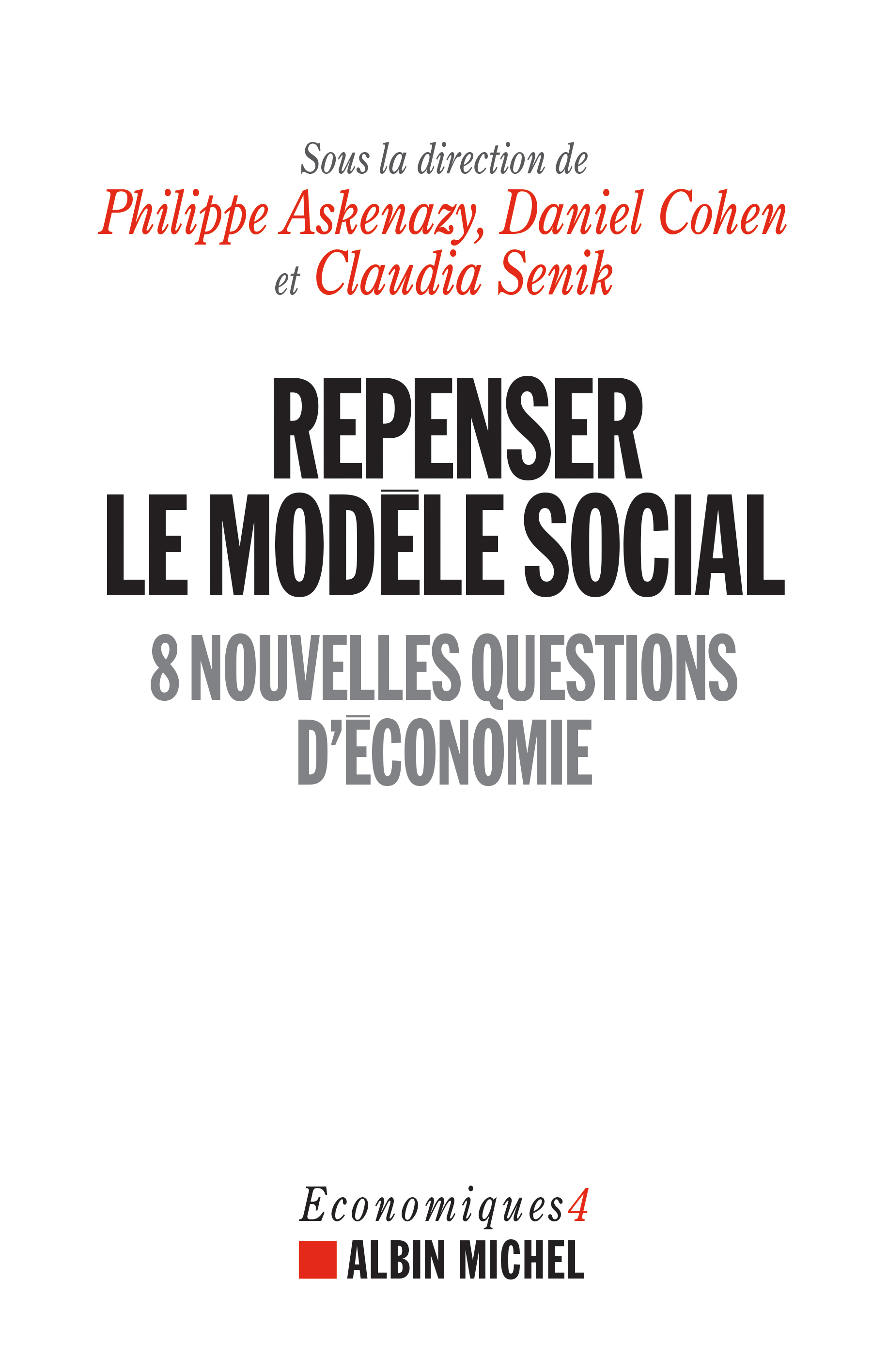 Couverture du livre Repenser le modèle social