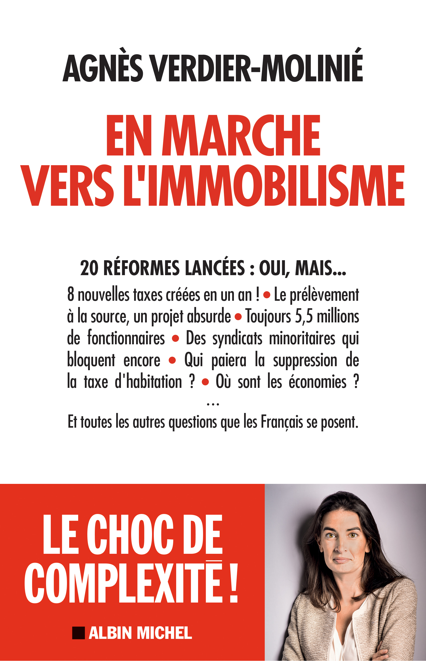 Couverture du livre En marche vers l’immobilisme