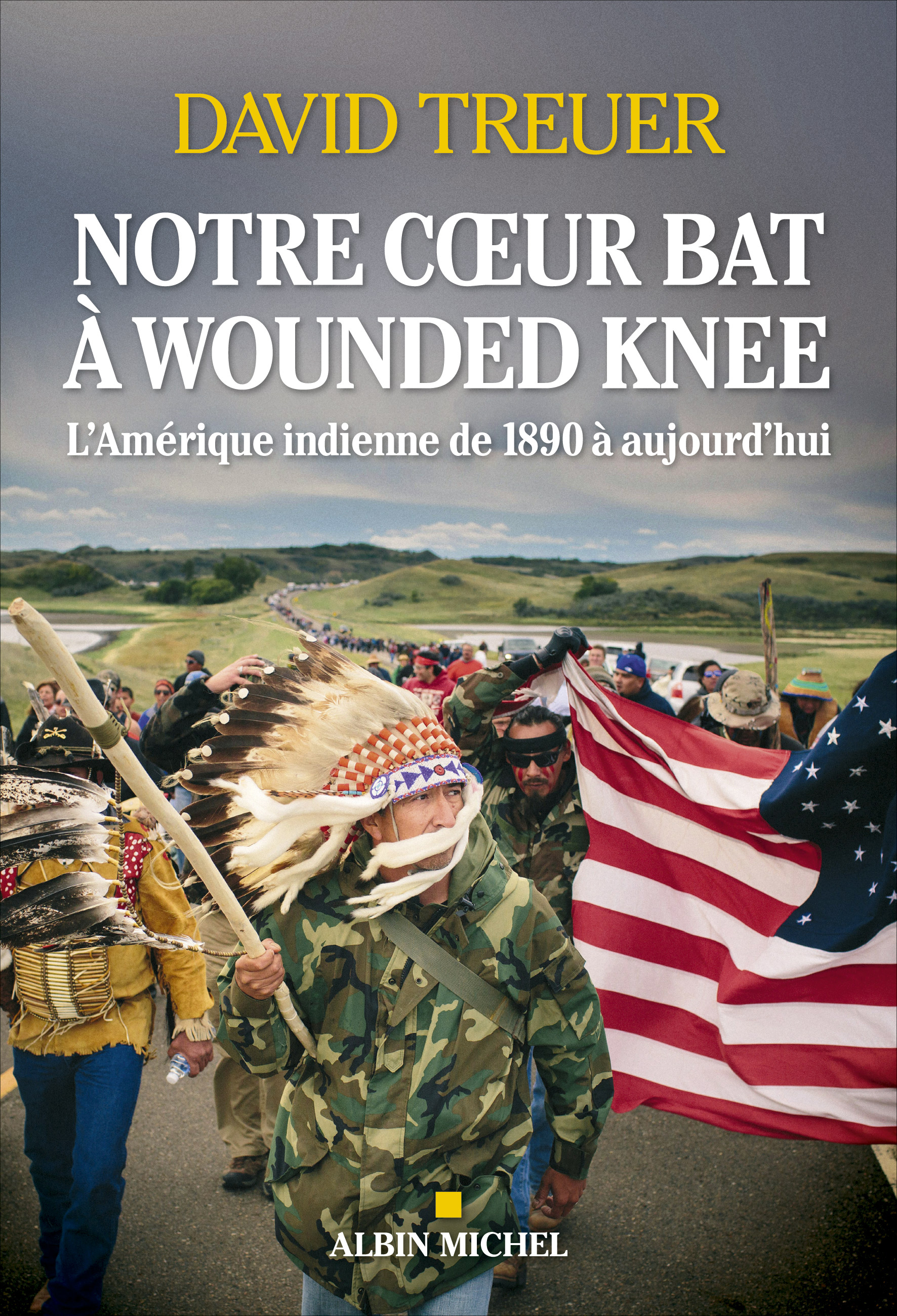 Couverture du livre Notre coeur bat à Wounded Knee