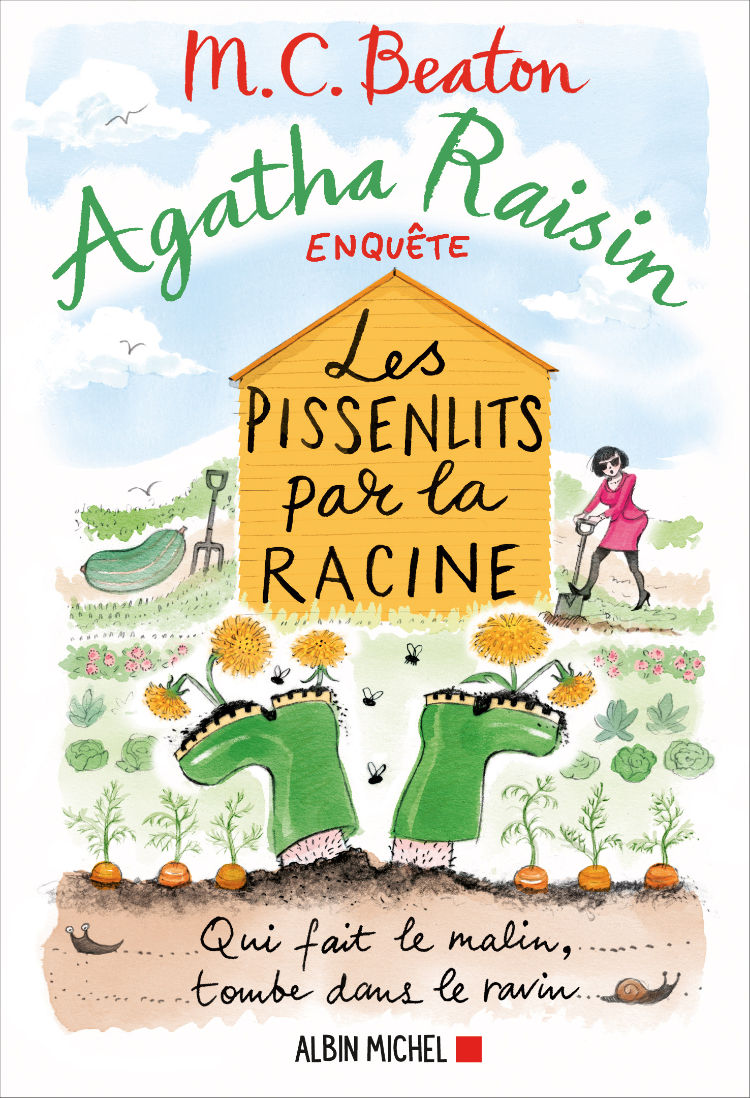 Couverture du livre Agatha Raisin enquête 27 - Les pissenlits par la racine