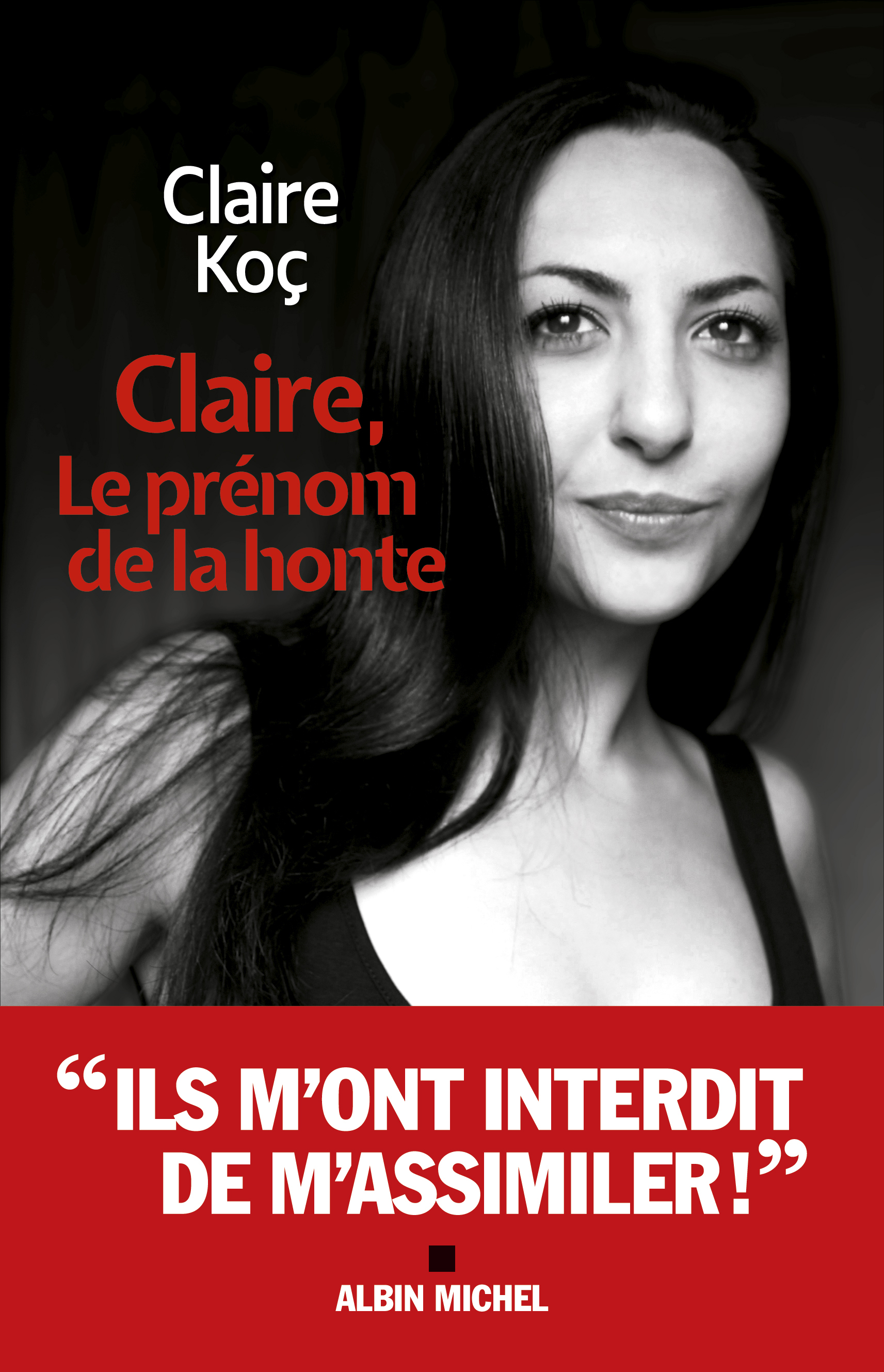 Couverture du livre Claire, le prénom de la honte