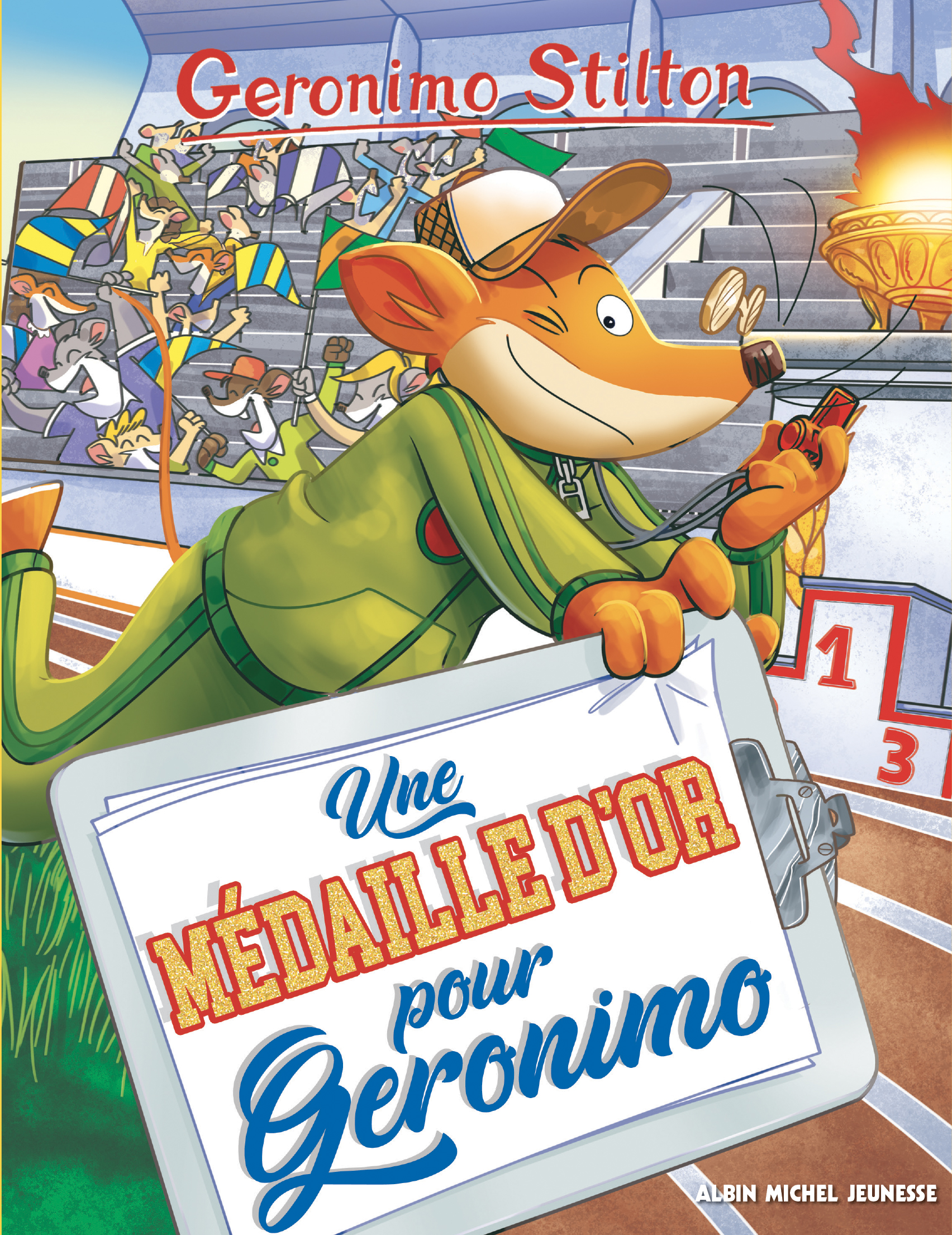 Couverture du livre Une médaille d'or pour Geronimo