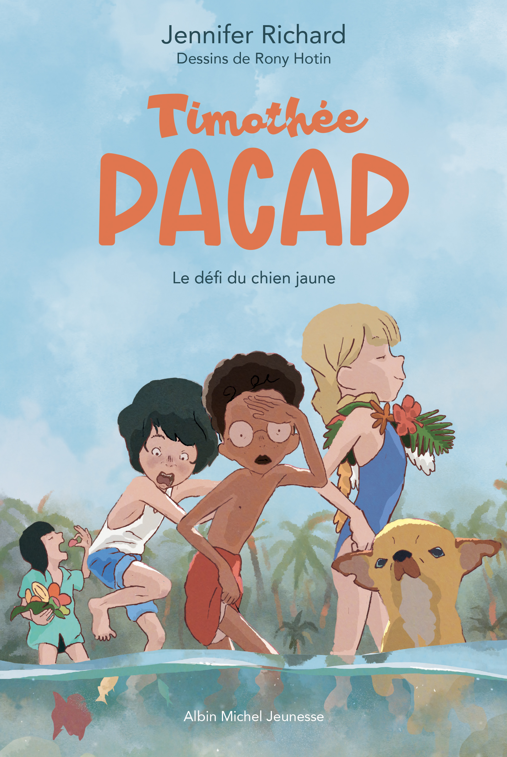 Couverture du livre Timothée Pacap - tome 2 - Le Défi du chien jaune