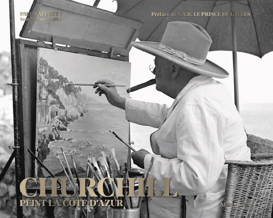 Couverture du livre Churchill peint la Côte d'Azur