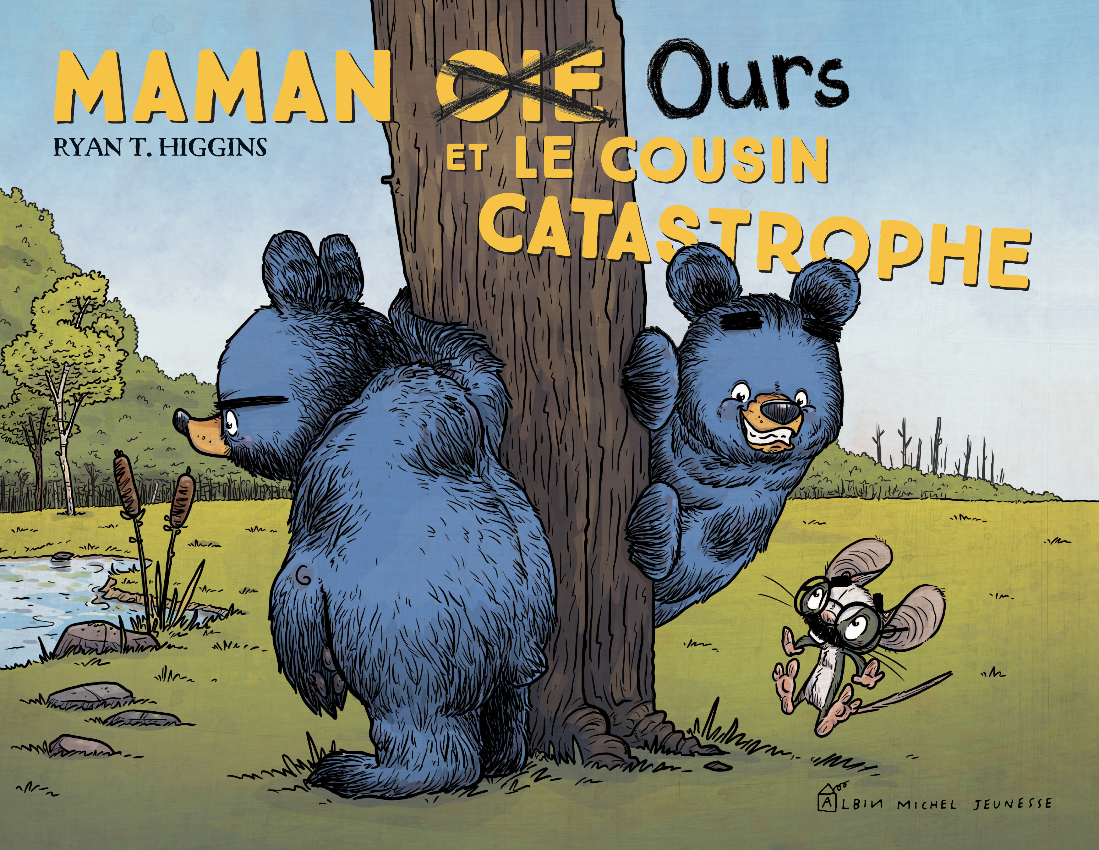Couverture du livre Maman oie ours et le cousin catastrophe