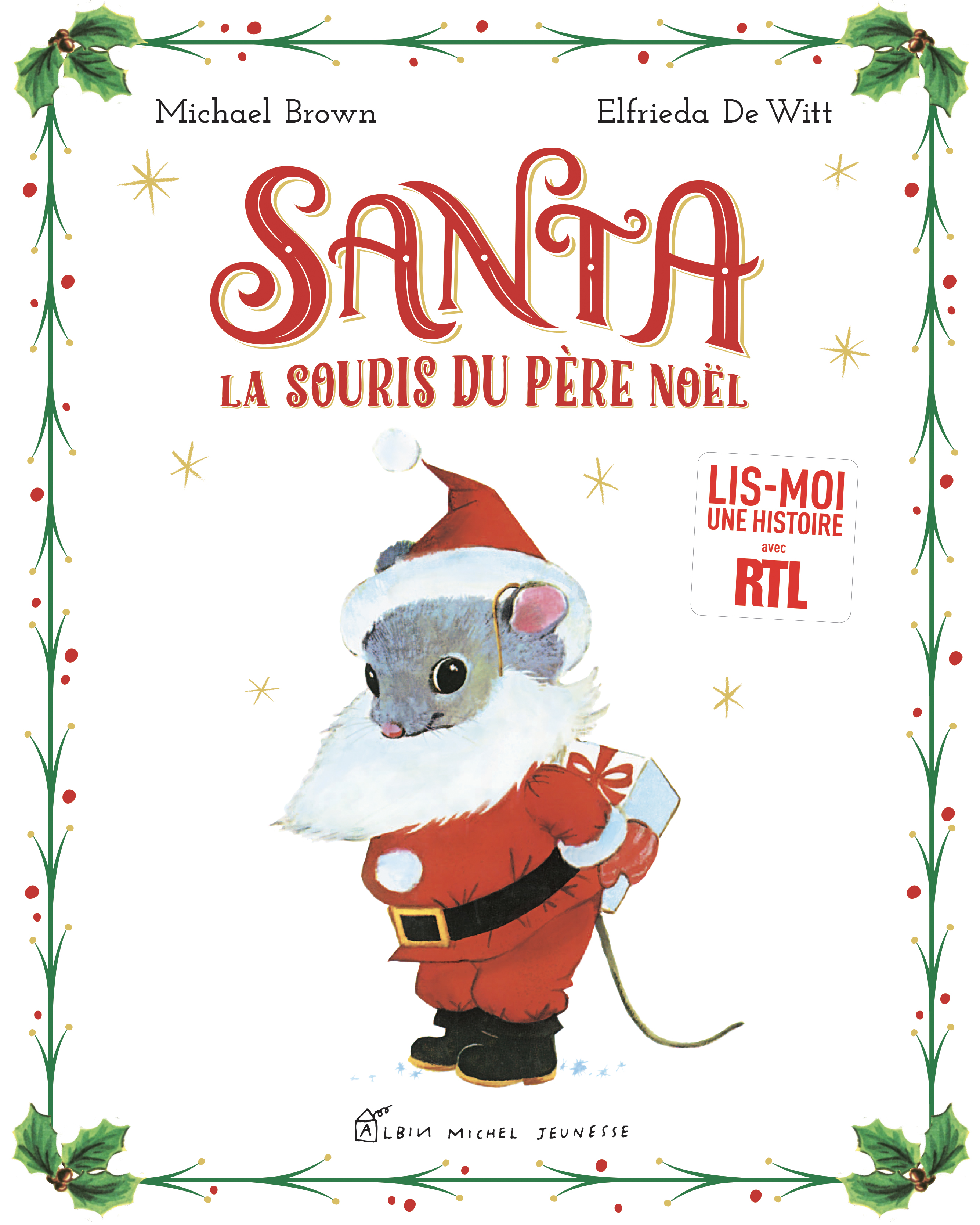 Couverture du livre Santa, la souris du Père Noël