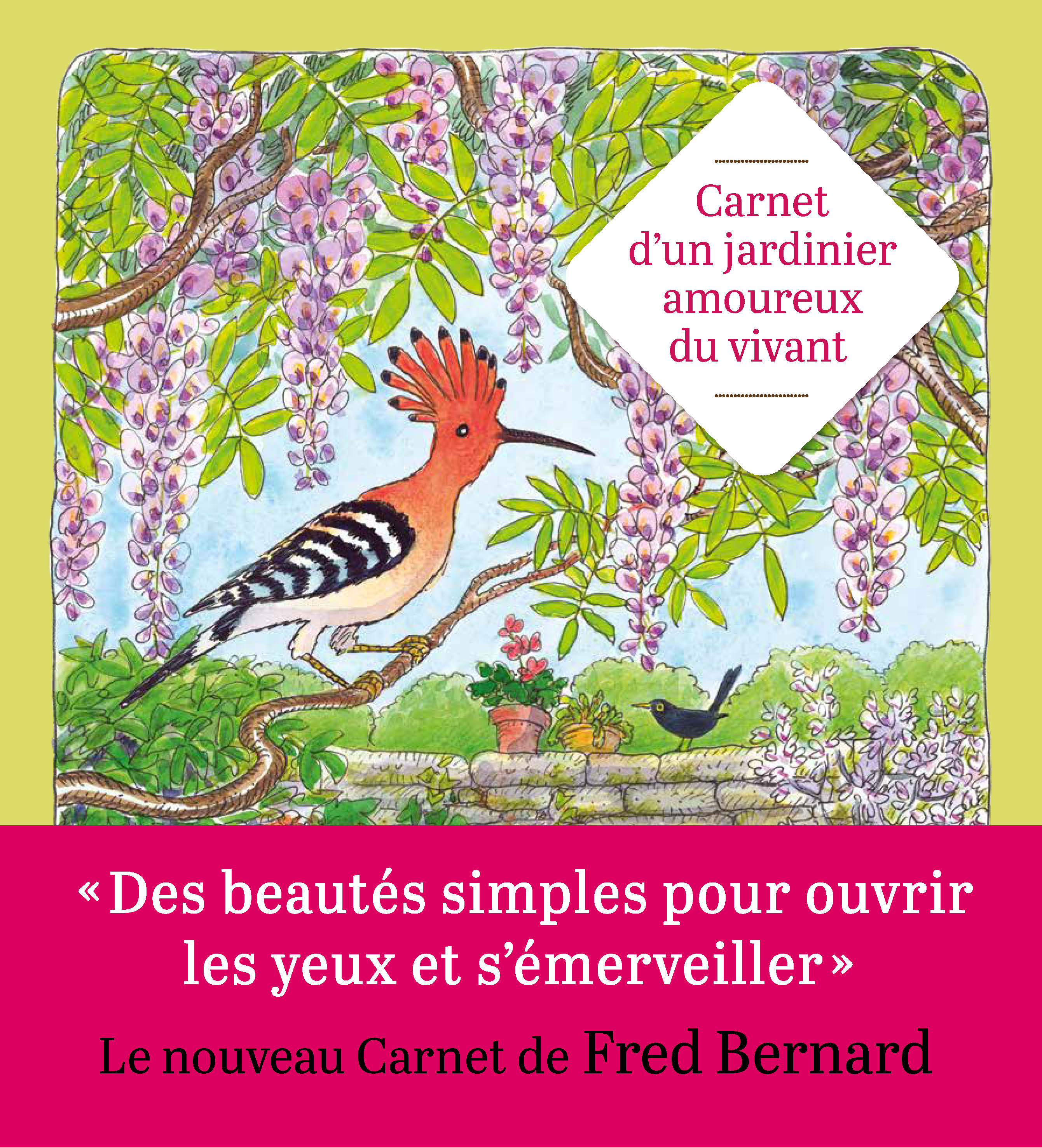 Couverture du livre Carnet d'un jardinier amoureux du vivant