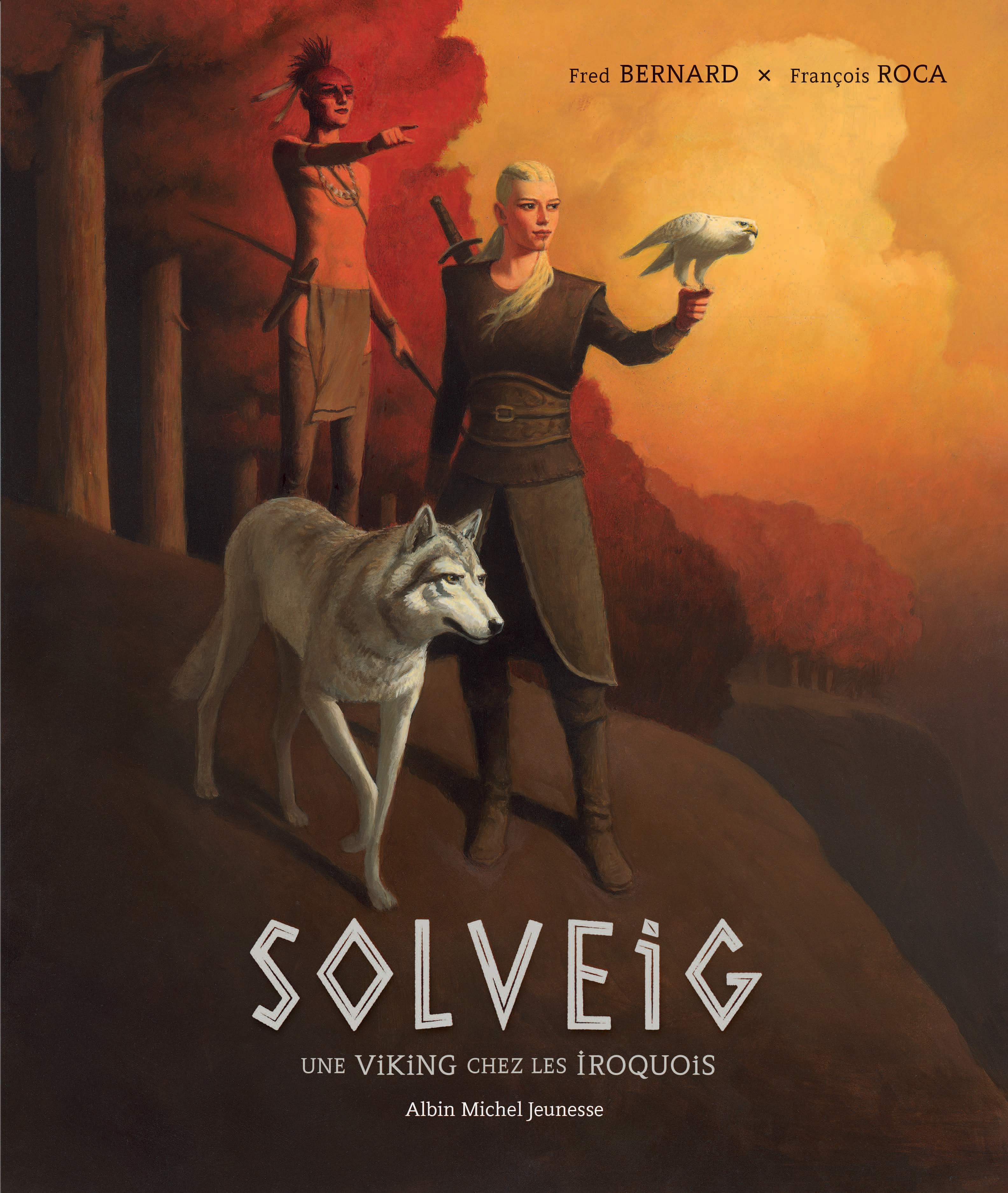 Couverture du livre Solveig - Une viking chez les iroquois