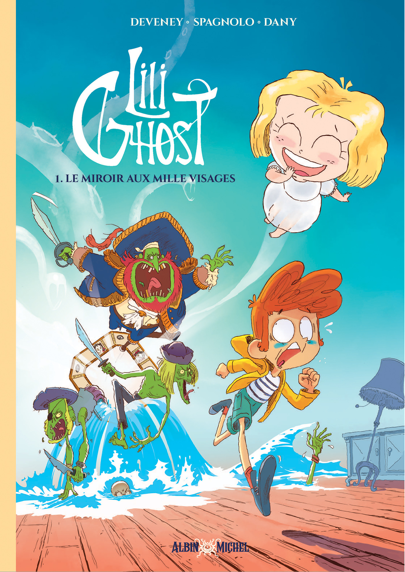 Couverture du livre Lili Ghost - tome 1 - Le Miroir aux mille visages