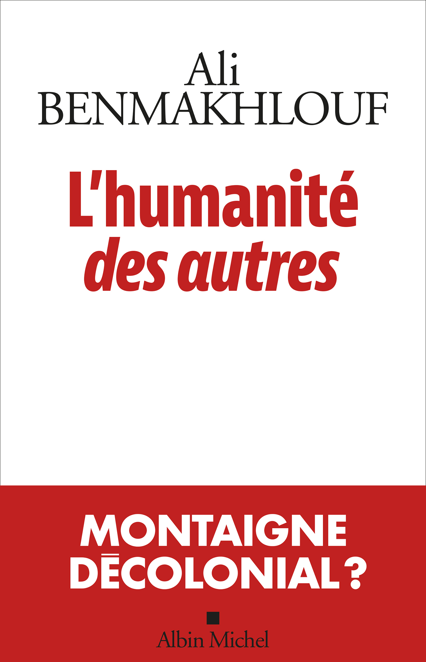 Couverture du livre L'Humanité des autres