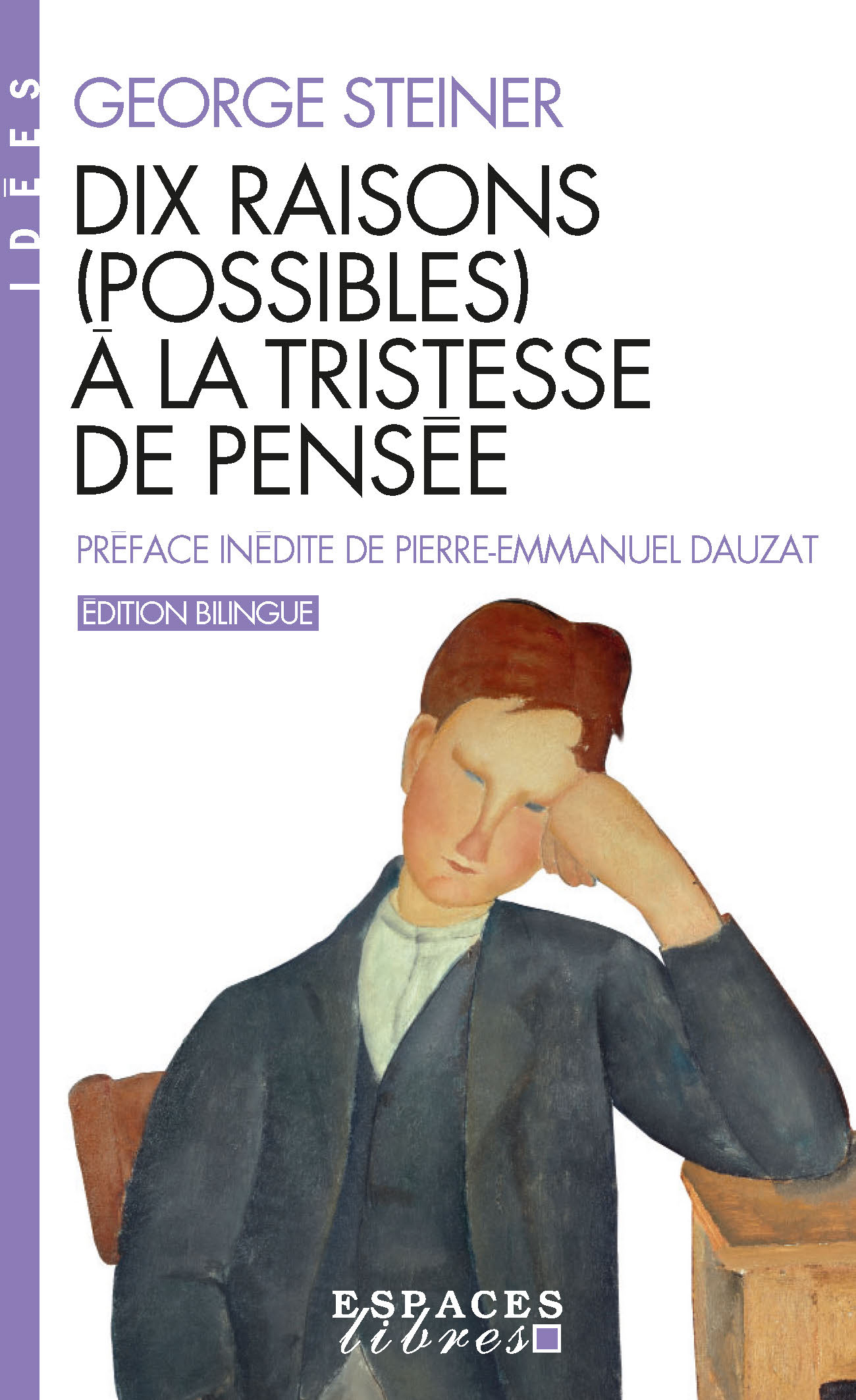 Couverture du livre Dix raisons (possibles) à la tristesse de pensée (poche)