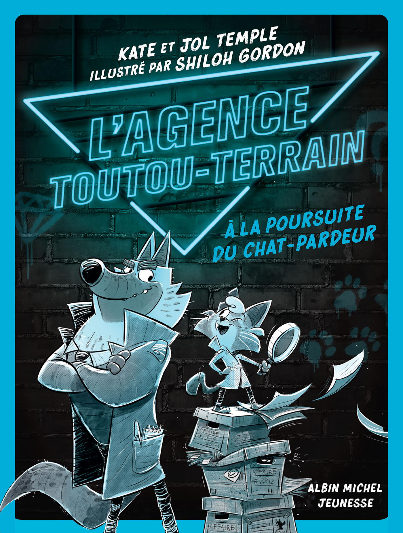 Couverture du livre L'Agence Toutou-Terrain - tome 1 - A la poursuite du chat-pardeur