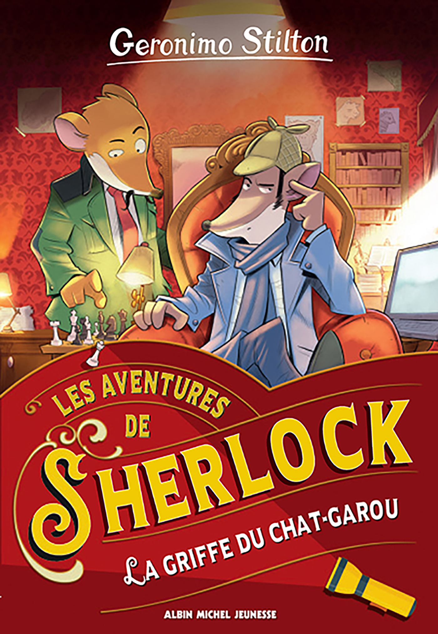 Couverture du livre Les Aventures de Sherlock - tome 4 - La Griffe du chat-garou