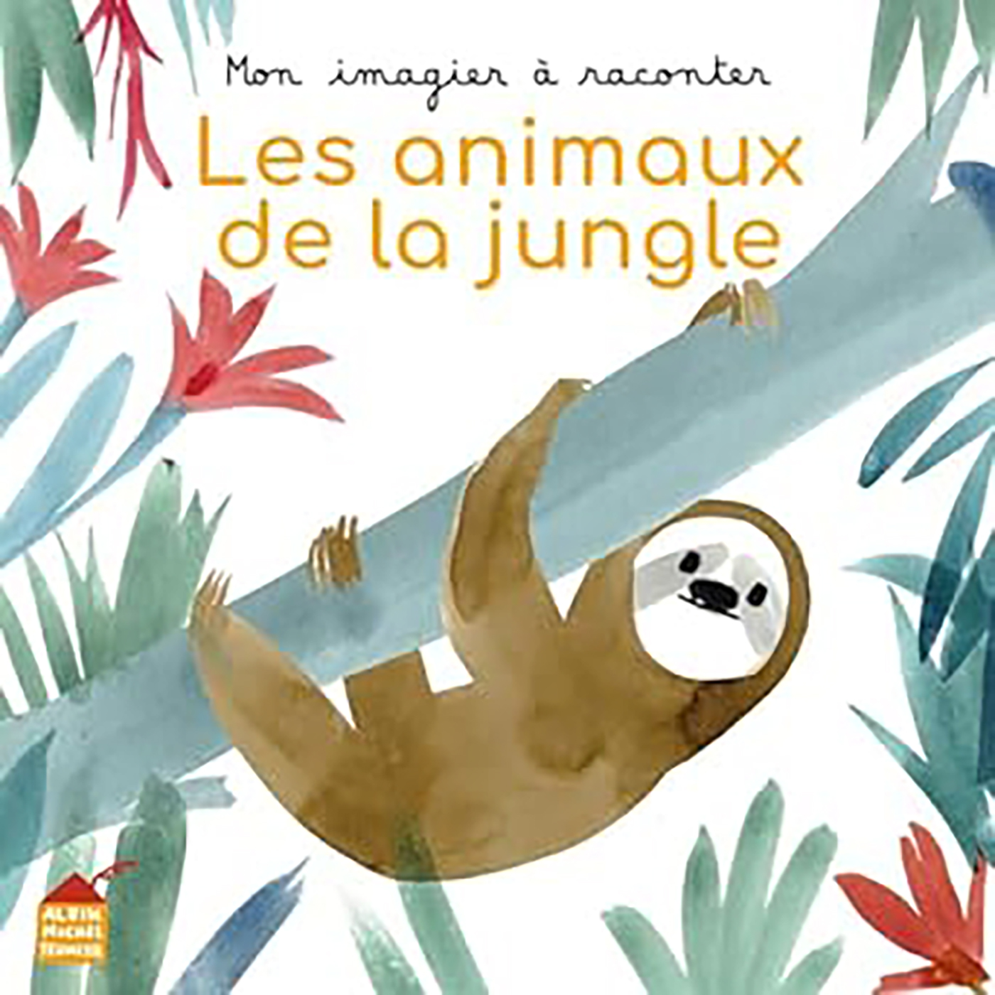 Couverture du livre Mon imagier à raconter - Les Animaux de la jungle