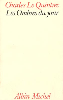 Couverture du livre Les Ombres du jour