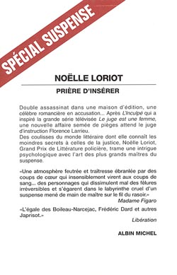 Couverture du livre Prière d'insérer