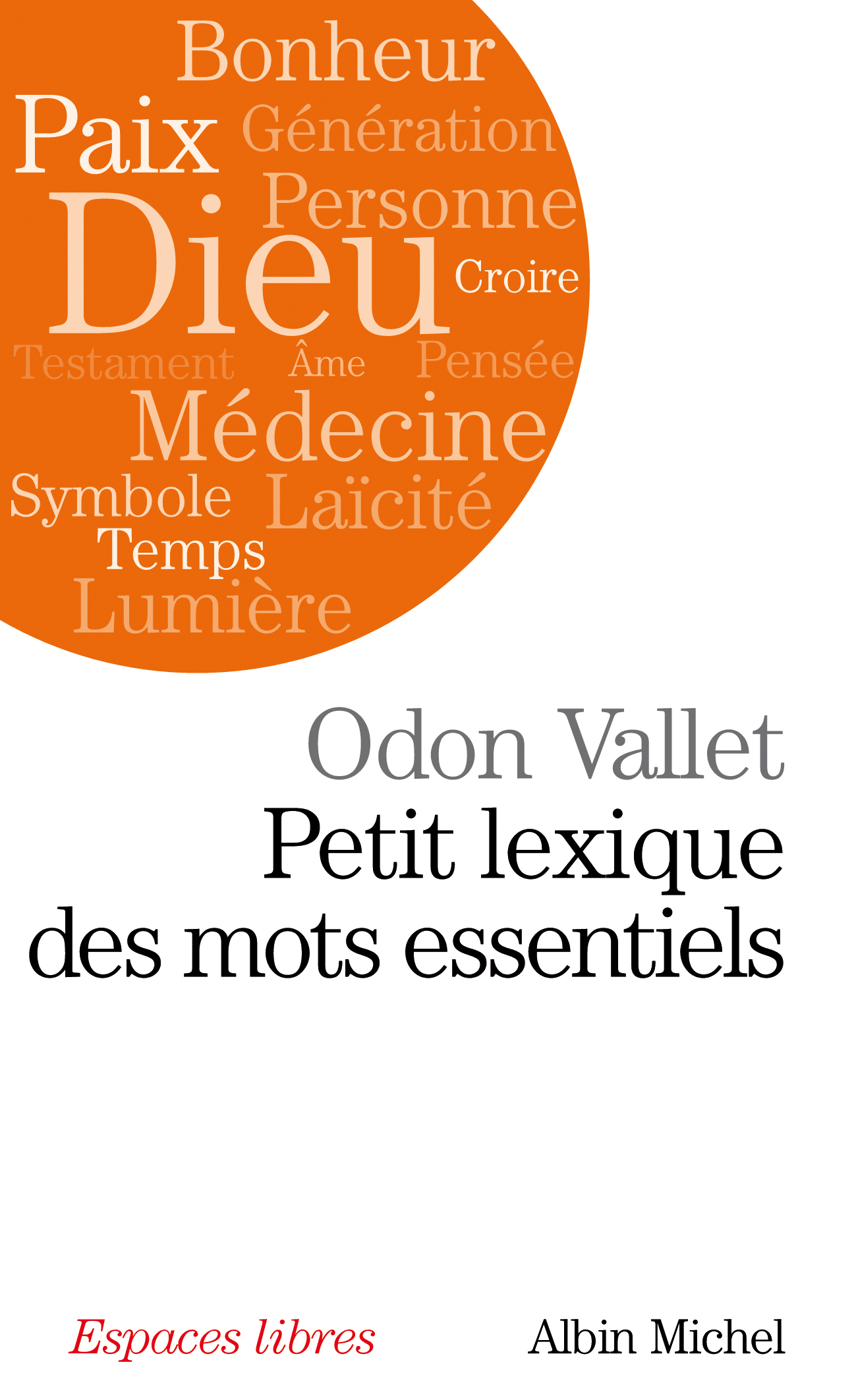 Couverture du livre Petit Lexique des mots essentiels