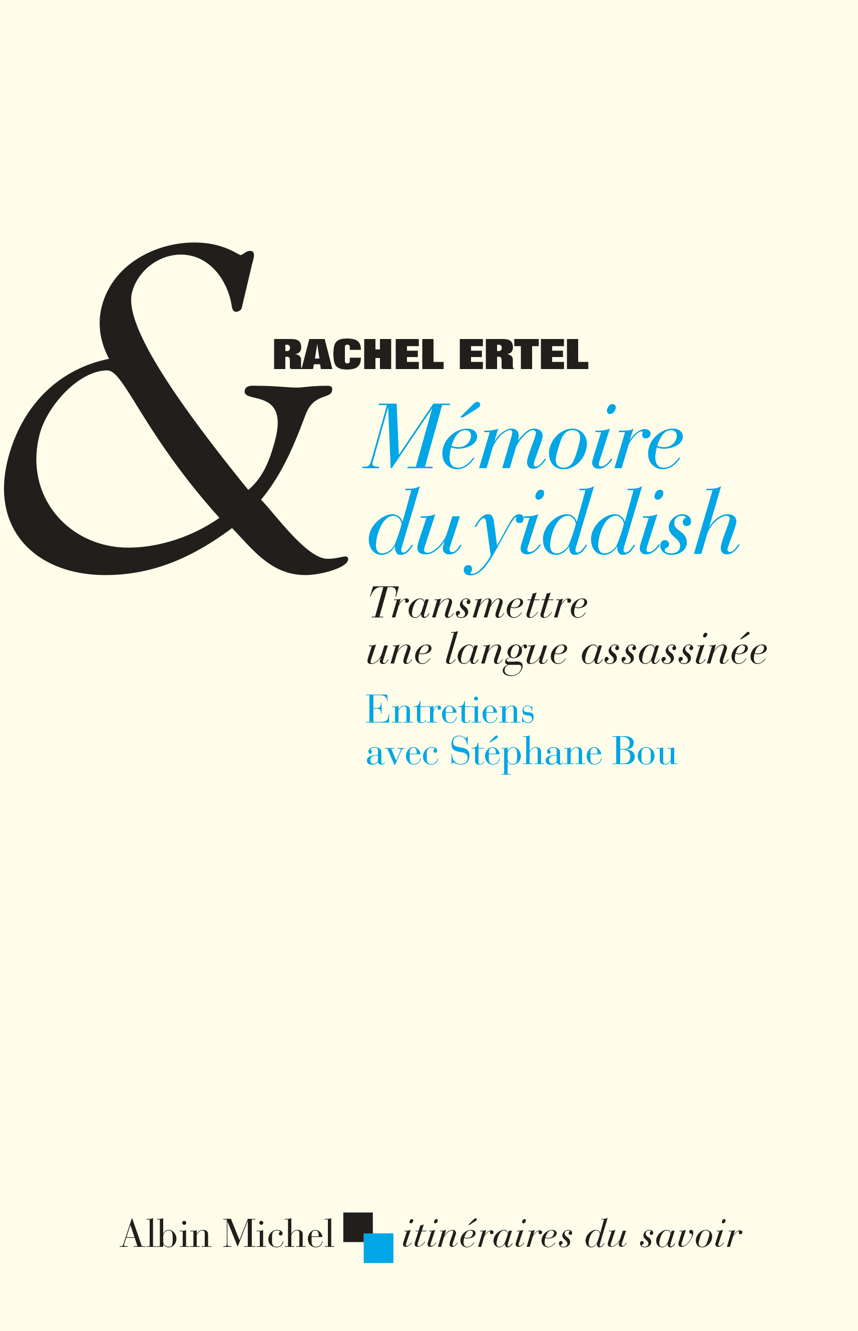 Couverture du livre Mémoire du yiddish