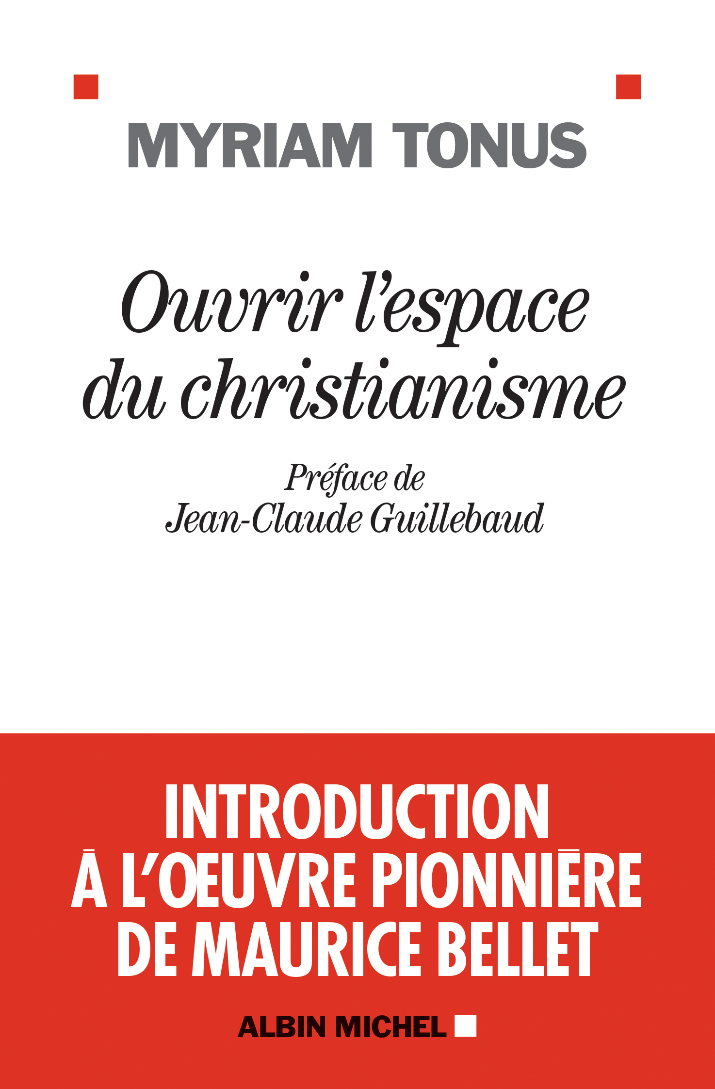 Couverture du livre Ouvrir l'espace du christianisme