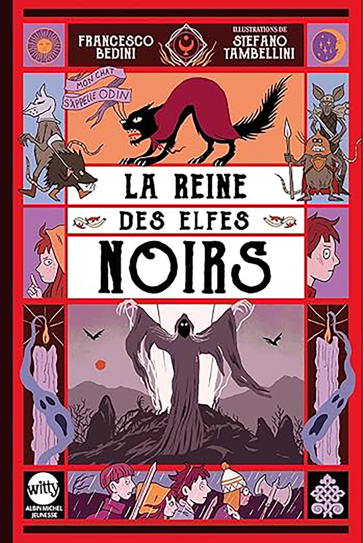 Couverture du livre Mon chat s'appelle Odin - tome 2 - La Reine des elfes obscurs