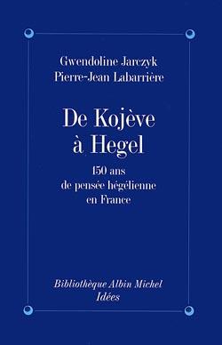 Couverture du livre De Kojeve à Hegel