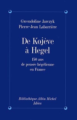 Couverture du livre De Kojeve à Hegel