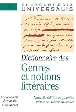 Couverture du livre Dictionnaire des genres et notions littéraires