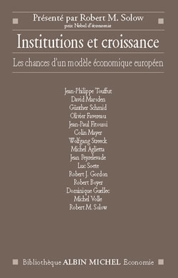 Couverture du livre Institutions et croissance