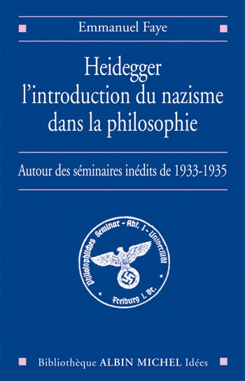 Couverture du livre Heidegger, l'introduction du nazisme dans la philosophie
