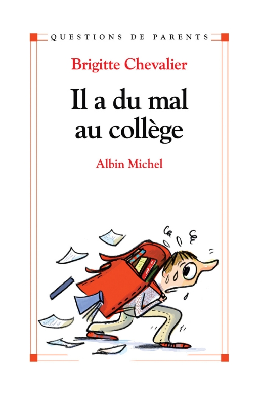 Couverture du livre Il a du mal au collège